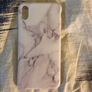 iPhone XS Max case marble print